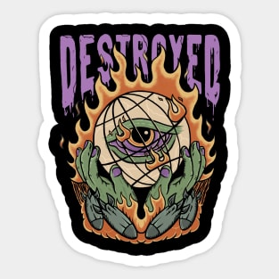 Destroyed Sticker